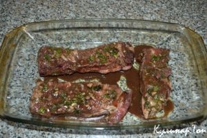 Аппетитные свиные ребрышки