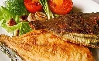 Барбекю из камбалы
