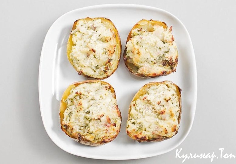 Фаршированный картофель в мундире
