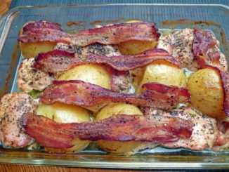 Картофель с салом