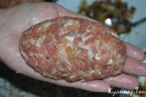 Котлеты с грибами