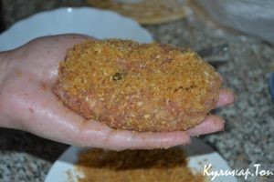 Котлеты с грибами