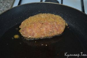 Котлеты с грибами