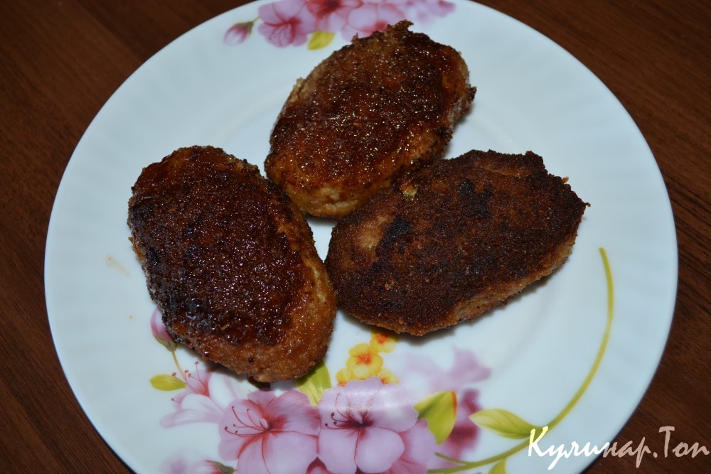 Котлеты с грибами