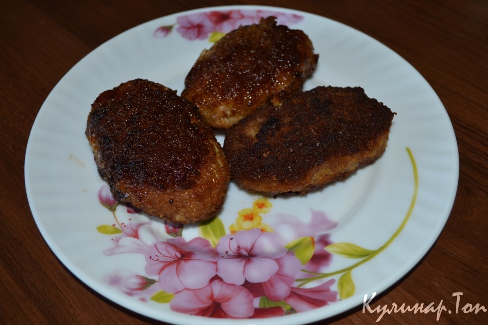Котлеты с грибами