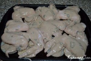 Куриные крылышки в йогурте