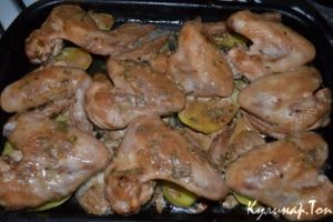 Куриные крылышки в йогурте