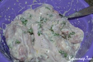 Курица по-гречески