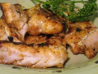 Минтай с баклажанами