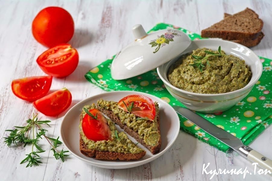 Паштет из кабачков с грибами