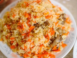 Плов с гранатовым соком
