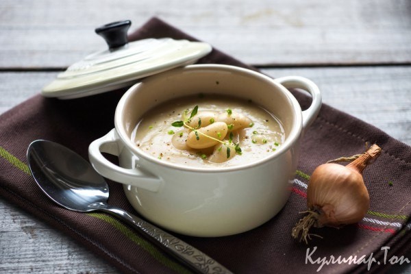 Постный крем-суп из фасоли