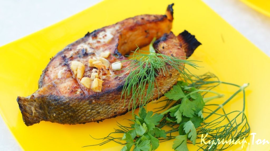 Рыба с огурцами