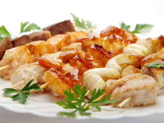 Шашлык из морской рыбы