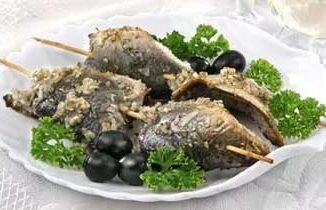 Шашлык из речной рыбы