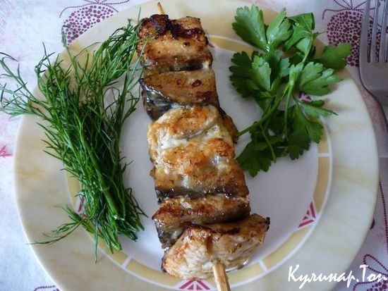 Шашлык из сазана