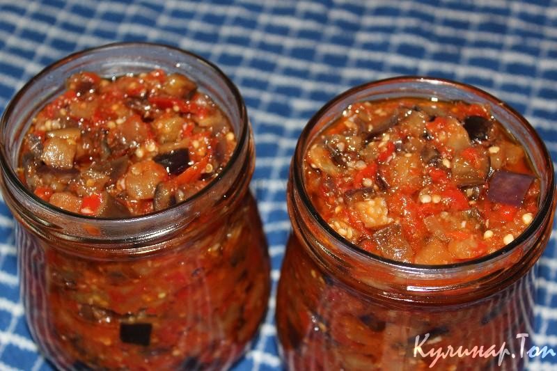 Салат из баклажанов по-грузински