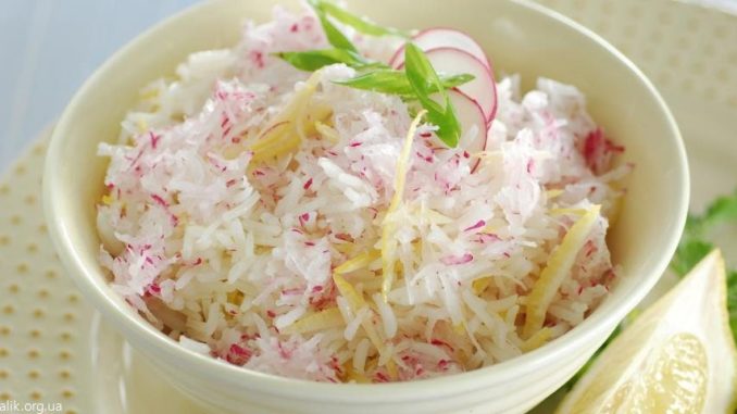 Салат из редьки с лимонной цедрой Салат из редьки с лимонной цедрой