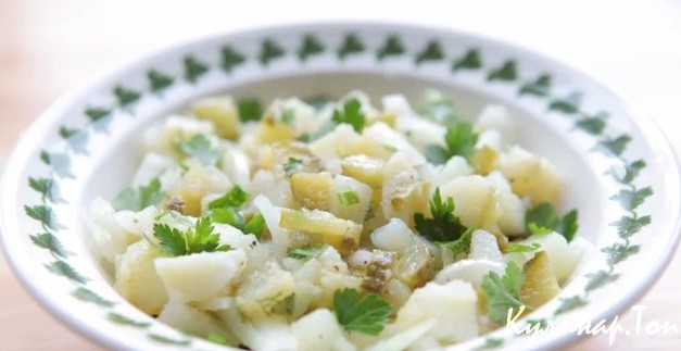 Салат рыбный с картофелем Салат рыбный с картофелем