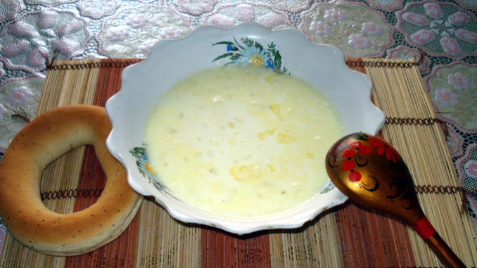Суп молочный с пшеном Суп молочный с пшеном
