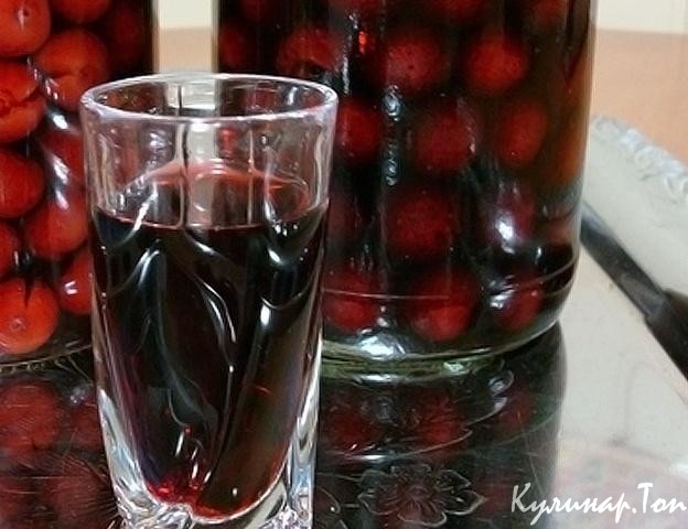 Вишневая наливка на водке