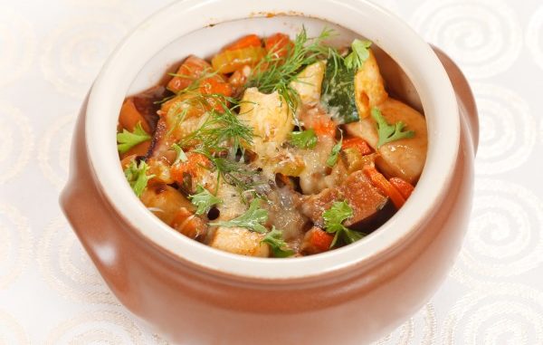 Жаркое с овощами Жаркое с овощами