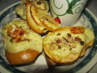 Бутердроды с яблоками и орехами
