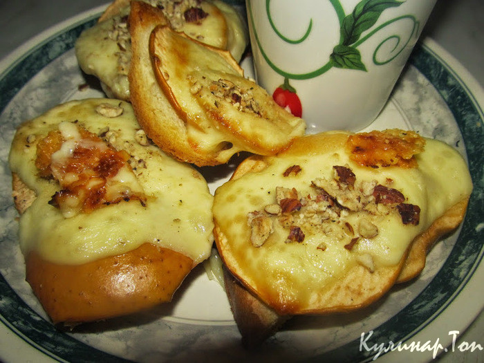 Бутердроды с яблоками и орехами