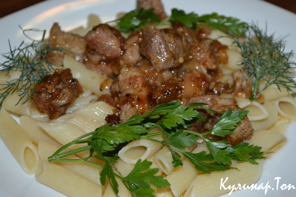 Хингане с макаронами