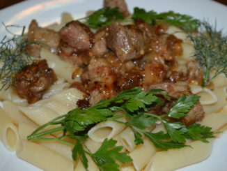 Хингане с макаронами