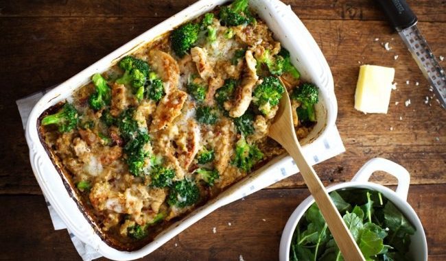 Курица с брокколи в сливочном соусе Курица с брокколи в сливочном соусе