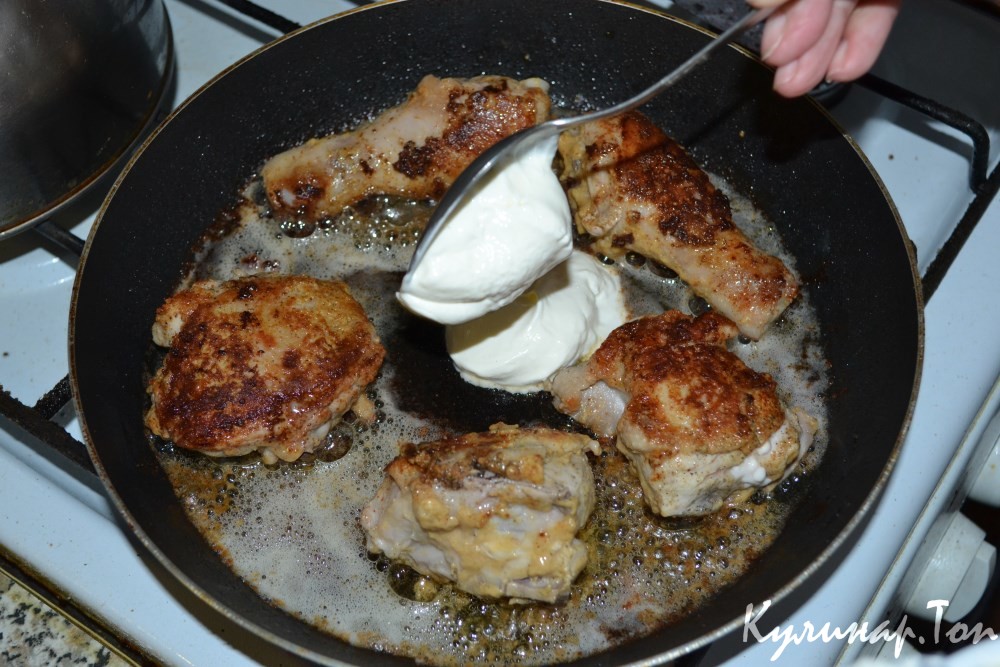 Курица в дижонской горчице