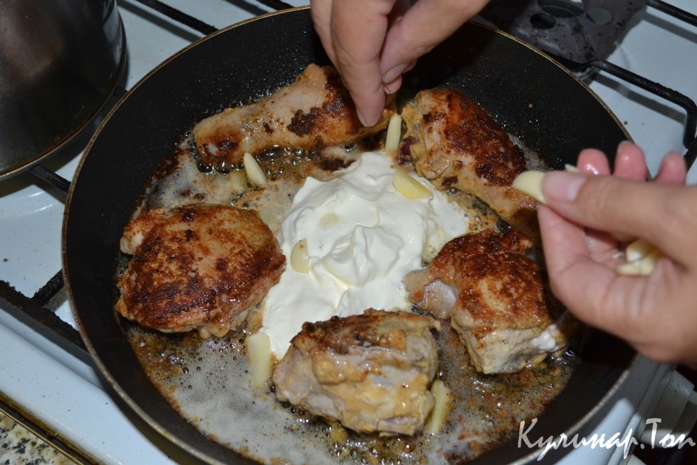 Курица в дижонской горчице