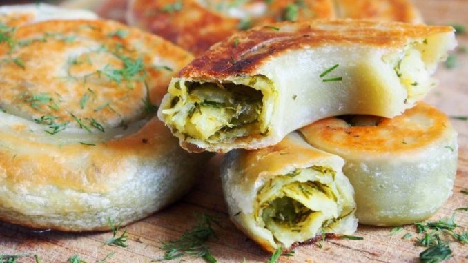 Лепешки с зеленью Лепешки с зеленью