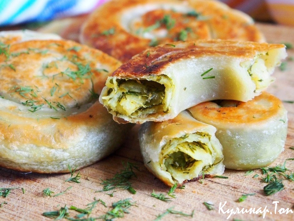 Лепешки с зеленью