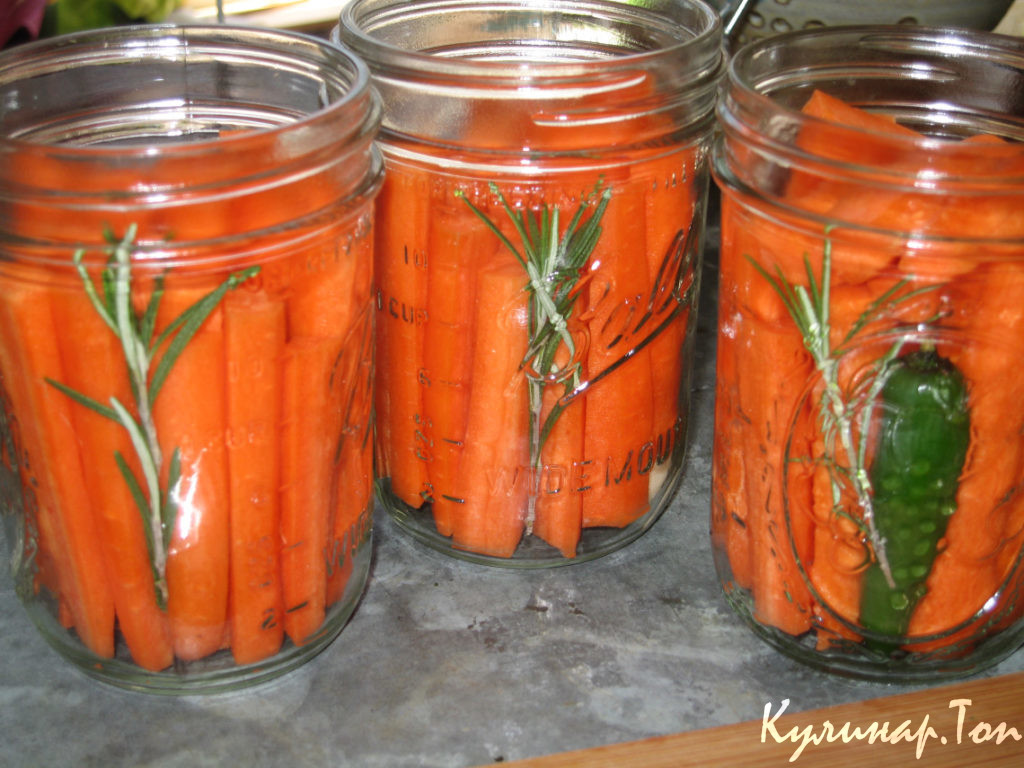 Маринованная морковь «Закусочная»