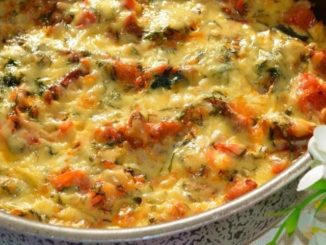 Мясная запеканка с баклажанами