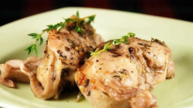 Мясо кролика в духовке Мясо кролика в духовке