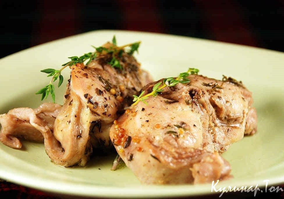Мясо кролика в духовке