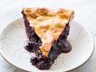 Пирог из черники