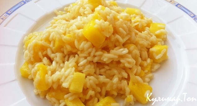 Ризотто с ананасами и фисташками Ризотто с ананасами и фисташками
