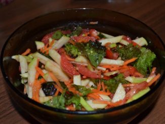 Салат с морковью по-корейски с яблоком