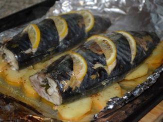 Скумбрия с лимоном
