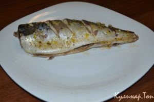 Скумбрия в апельсиново-йогуртовом соусе