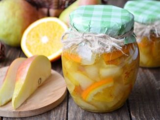 Варенье из груш с апельсином