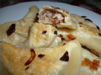 Вареники с гречневой кашей