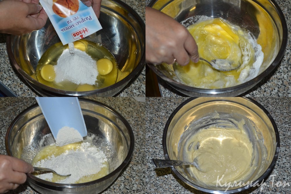 Шарлотка из яблок в духовке