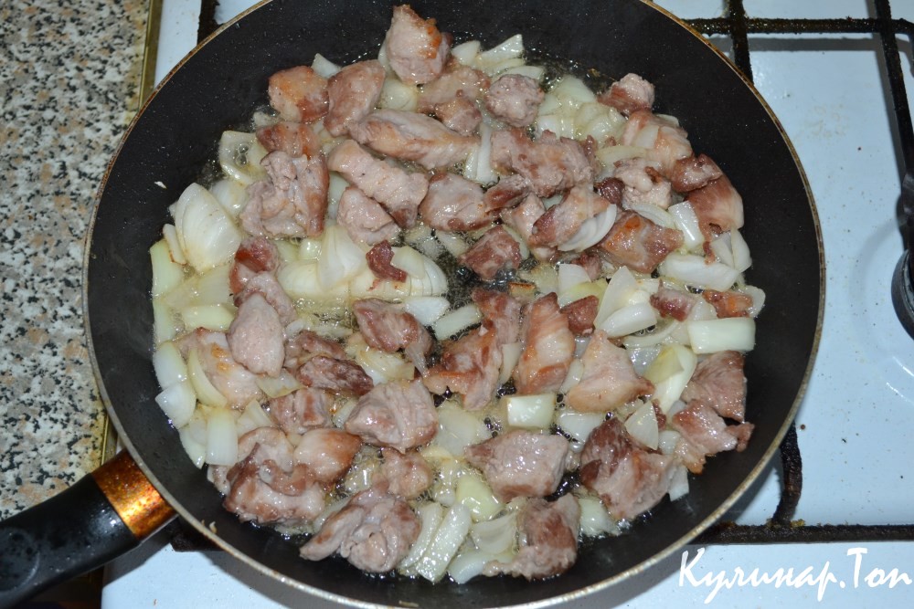 Жареная свинина с дижонской горчицей