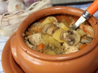 Жаркое с грибами