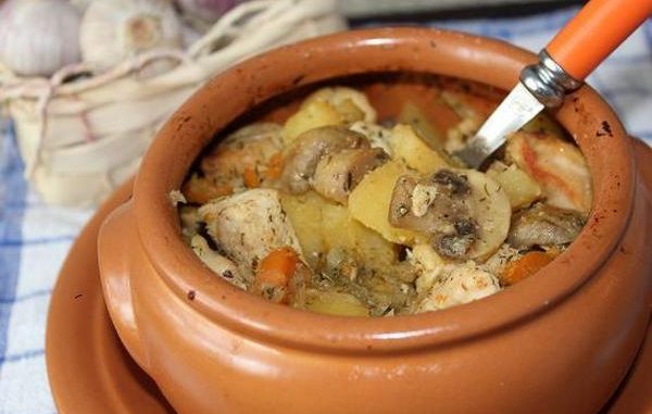 Жаркое с грибами Жаркое с грибами